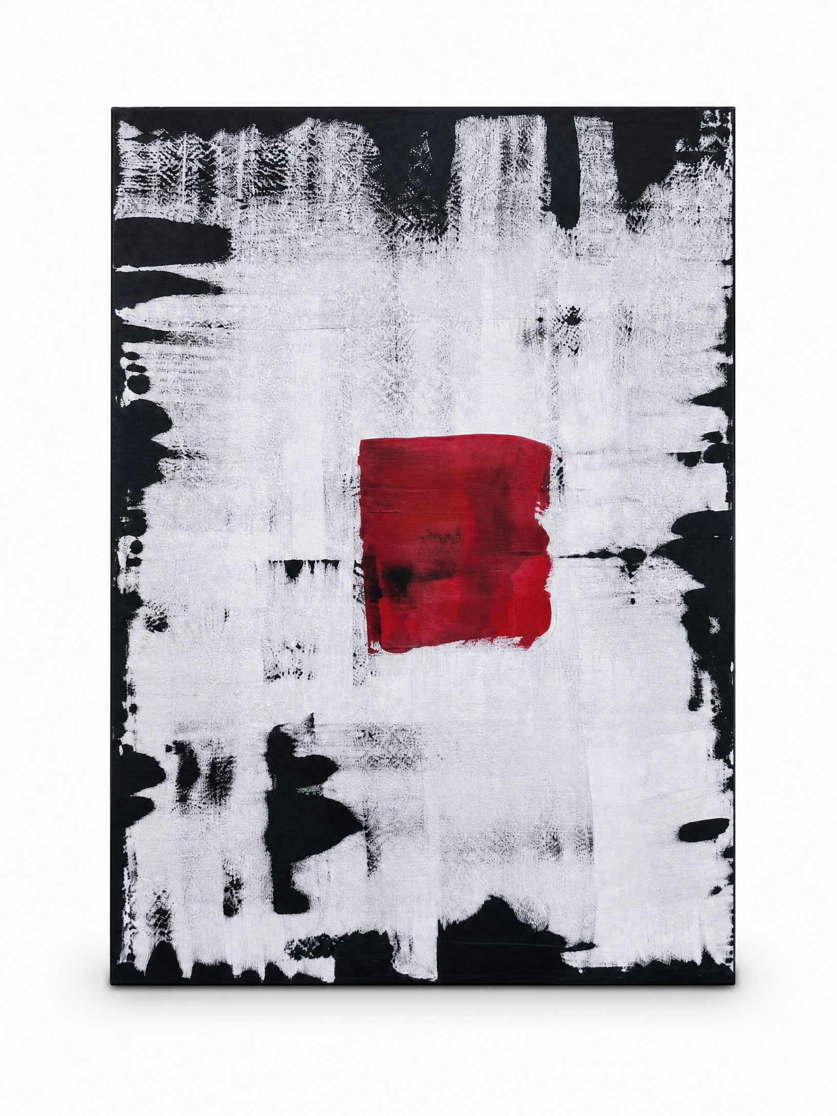Serenity, abstract acrylic painting, 50 by 70 centimetres