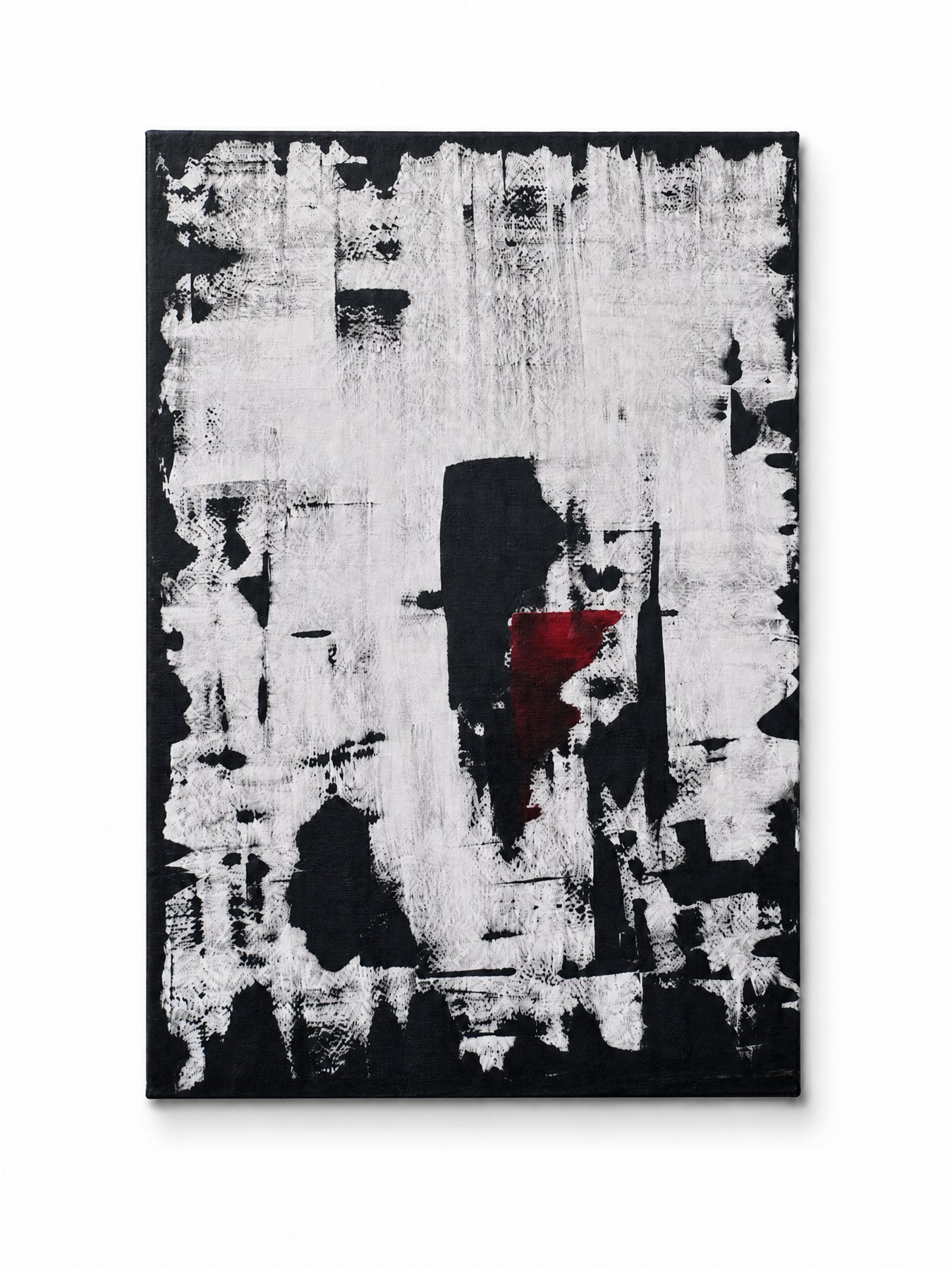 The Thought, abstract acrylic painting by Svetlana Zakharova